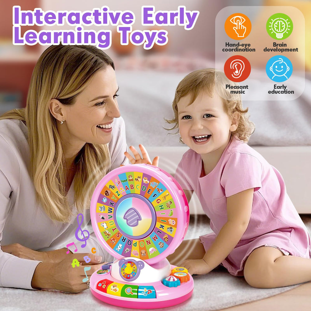 Aigybobo Fine motor toy with gears and sound effects.