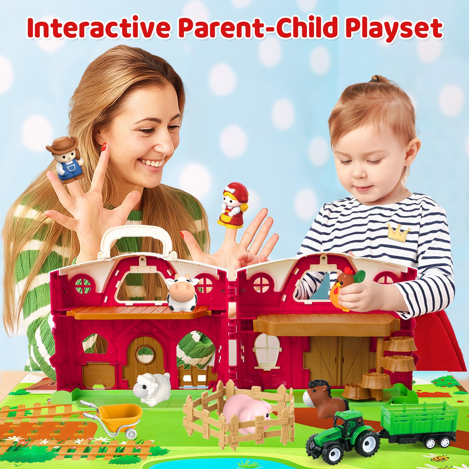 Aigybobo five farm animals spark early animal recognition and storytelling.