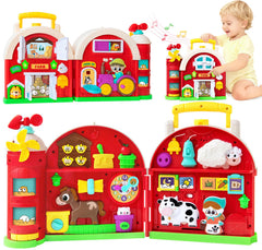 Aigybobo Montessori Farm Busy Board open and close focus aids fine motor practice.