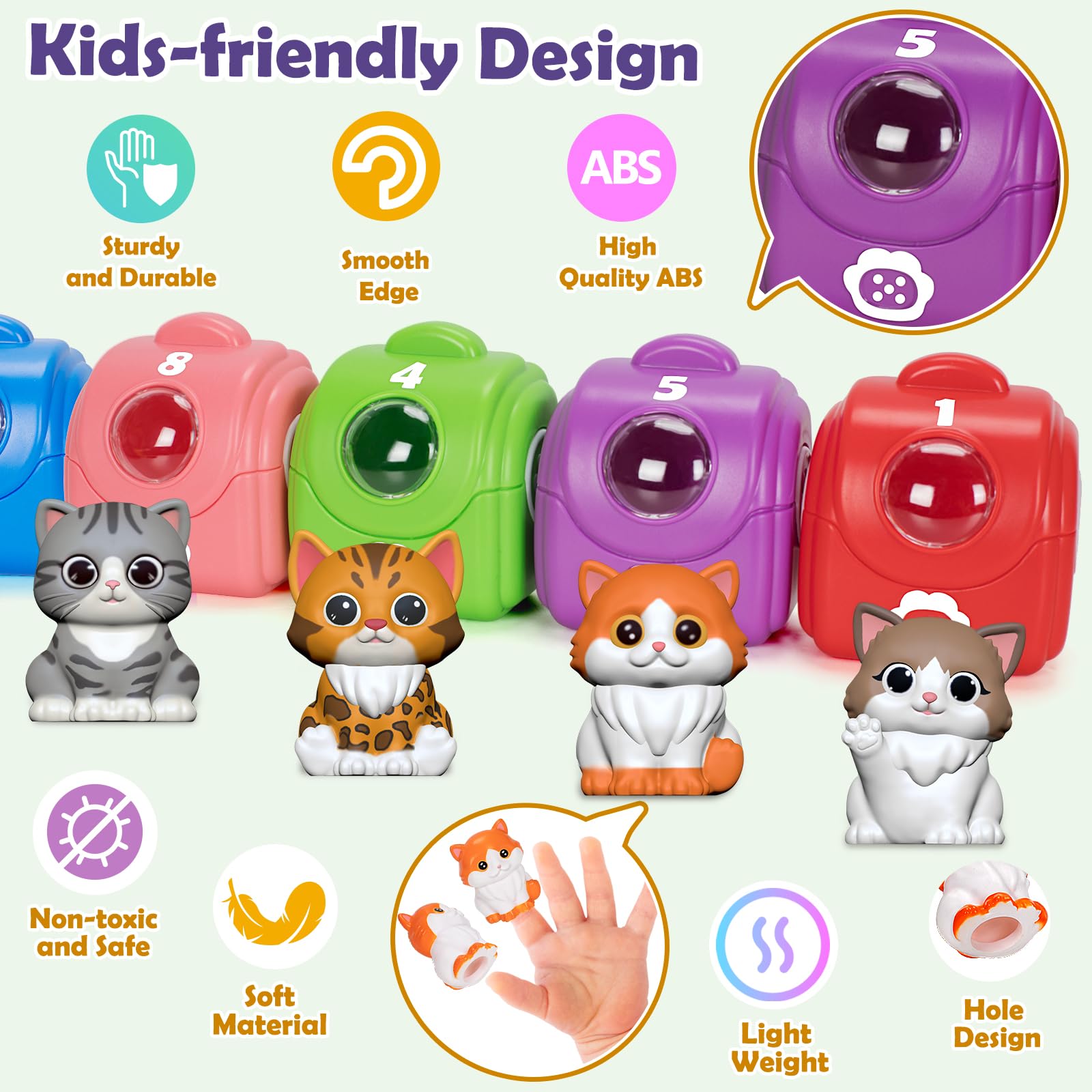 Aigybobo cat toy bundle makes a thoughtful toddler gift.