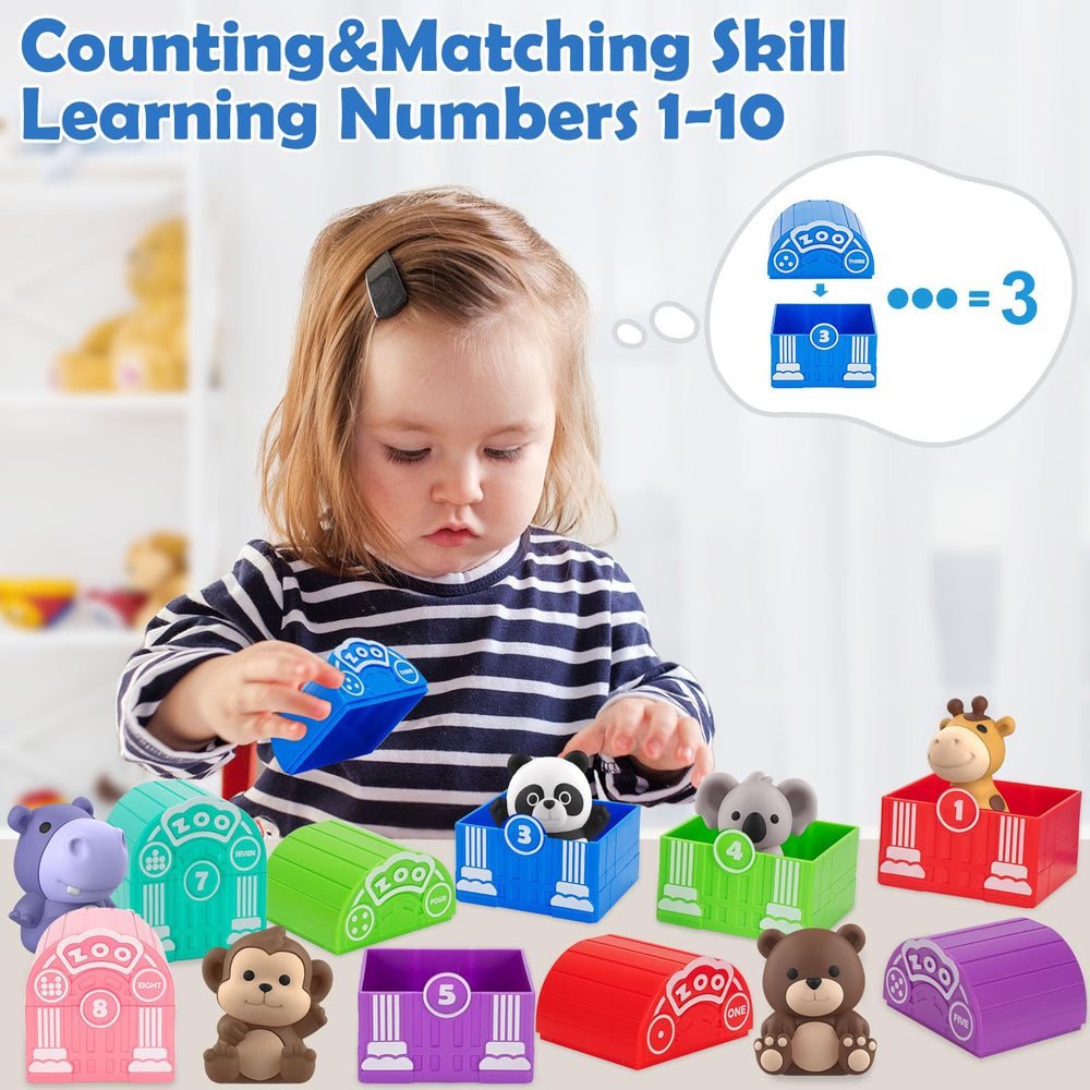 Aigybobo vinyl animals are safe, odorless, and durable for busy toddlers