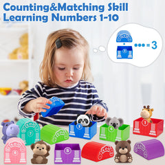 Aigybobo vinyl animals are safe, odorless, and durable for busy toddlers