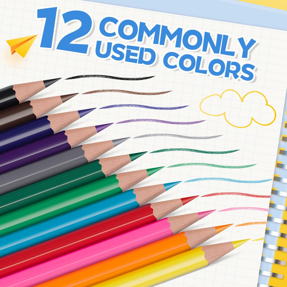 Aigybobo twelve vibrant colors for creative art and learning.