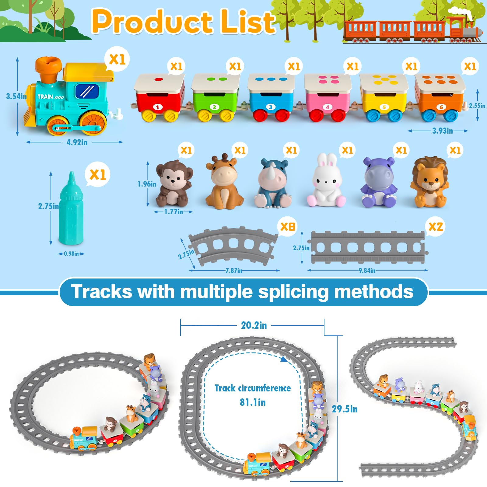 Aigybobo water injector adds interactive pretend steam play on the route.