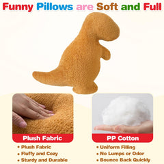 Aiideals dino nugget pillow decorative novelty for beds and couches