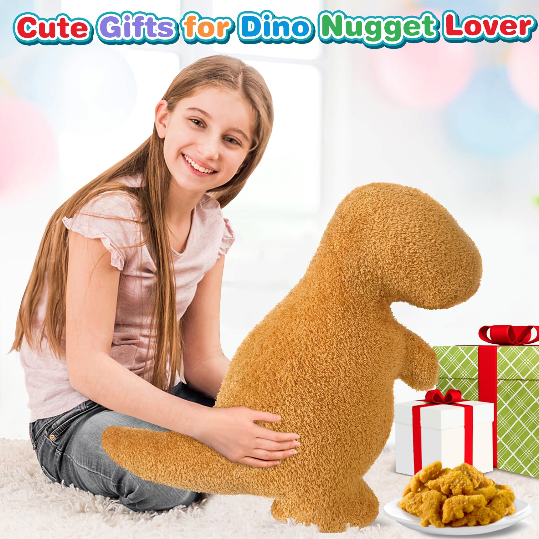 Aiideals dino nugget pillow makes a fun gift for kids