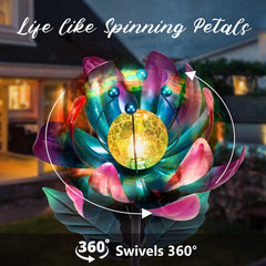 AIINY LED crystal ball glow for ambient night lighting in outdoor spaces