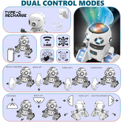 Aikmi robot is rechargeable for extended play between charges.