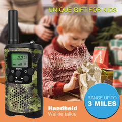 Aikmi walkie talkies with flashlight function for low-light signaling