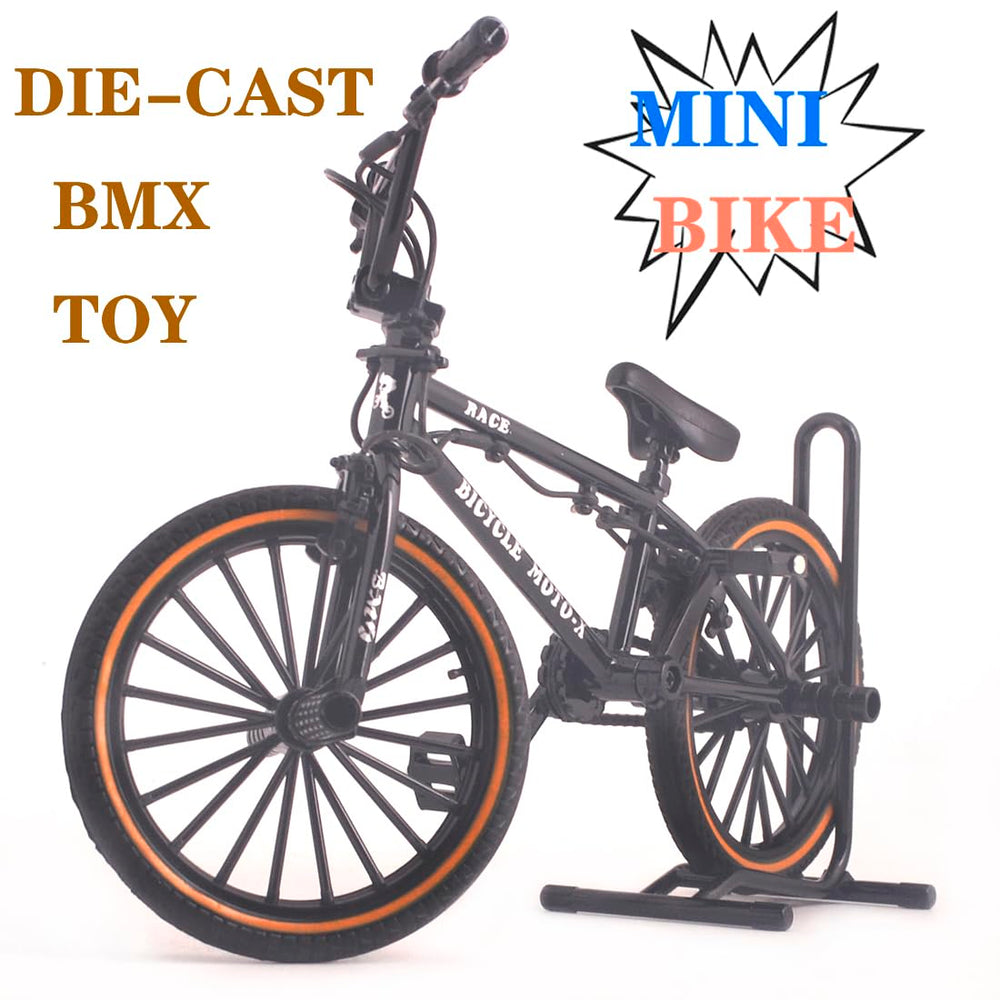 Disassembled components show modular play and education with Ailejia BMX finger bike