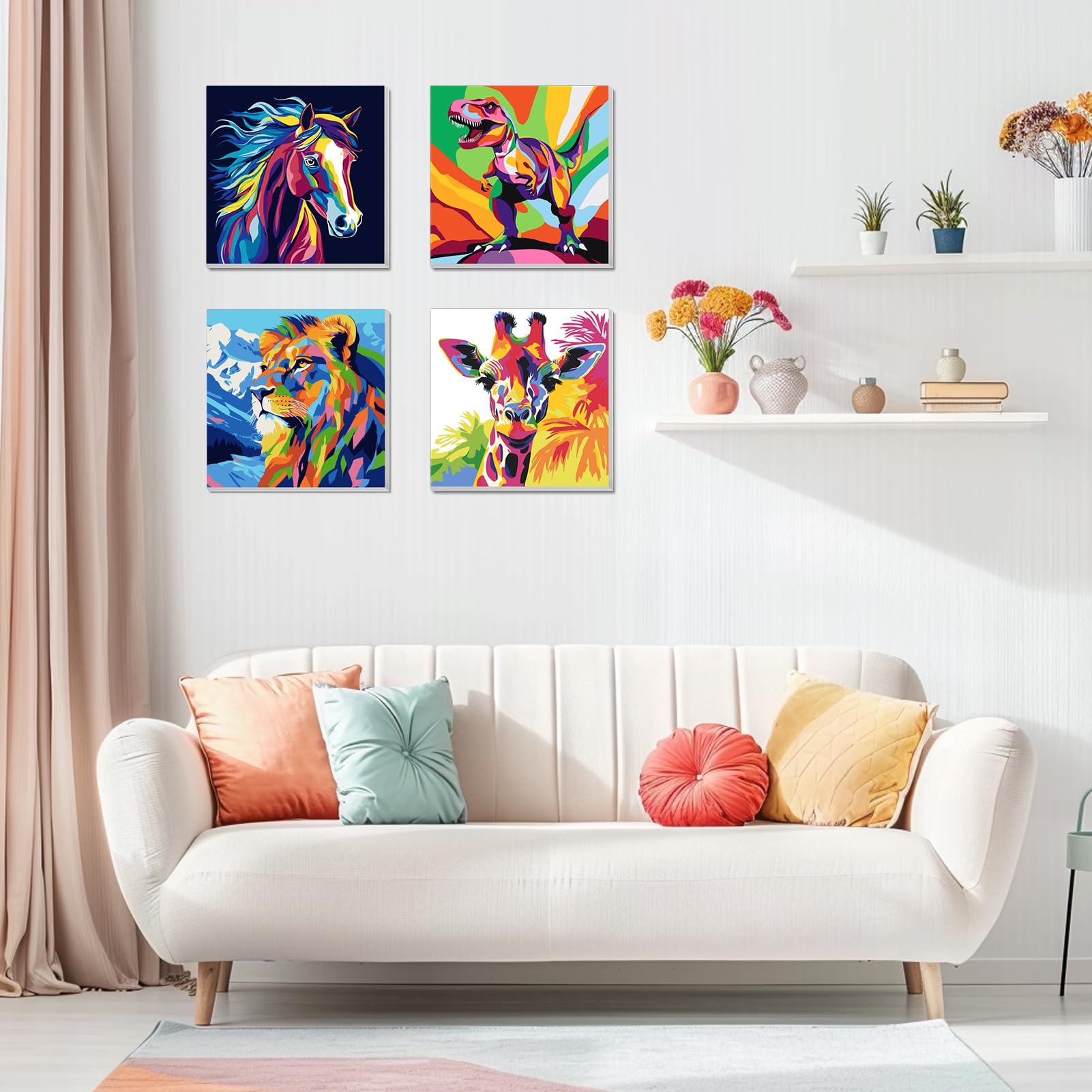 AILIBUT acrylic paints with vibrant, ready-to-use colors