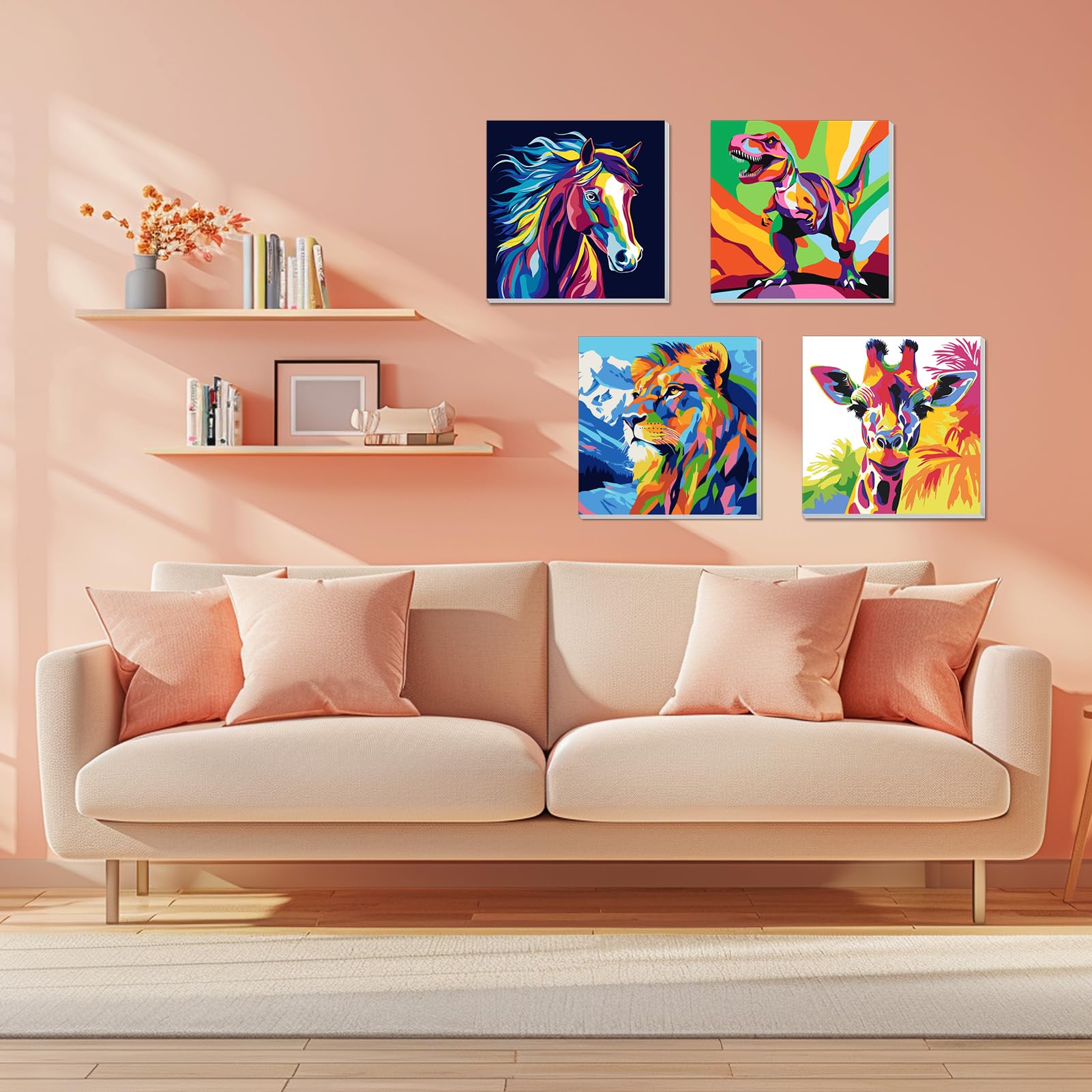 AILIBUT linen canvas with high-definition printing for clear numbers