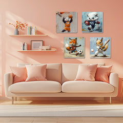 ailibut textured linen canvas with high-definition printing guides color application