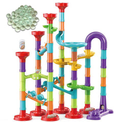 ailixinda marble toy premium set with 63 pieces for creative building play and hands-on STEM exploration