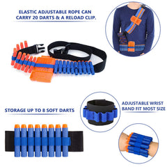 AILUKI kit dart pouch keeps ammo ready for fast access.