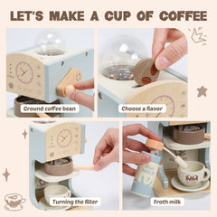 Aimafun coffee coaster accessory that keeps pretend drinks neat during play.