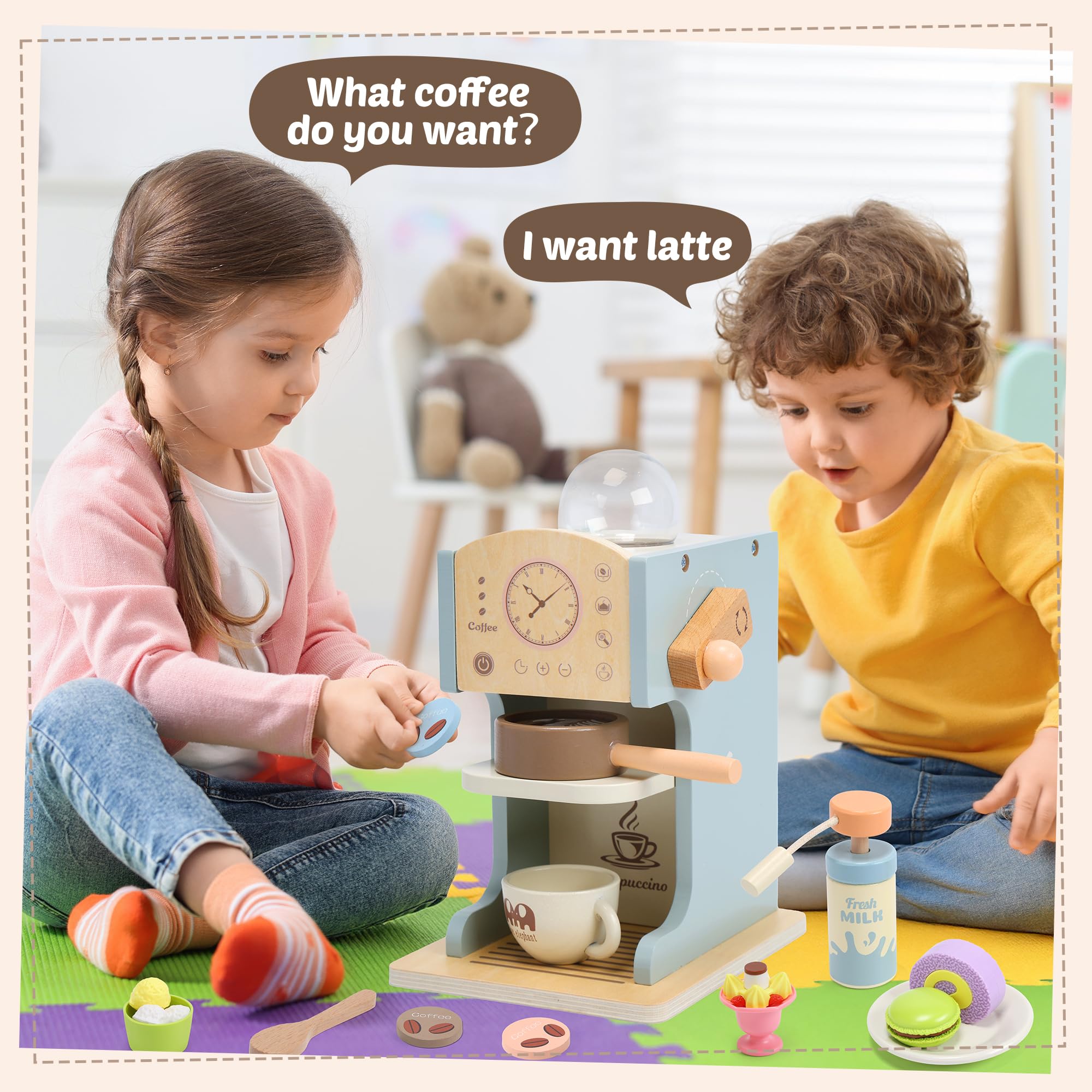 Aimafun spoon play accessory for stirring and serving pretend beverages.