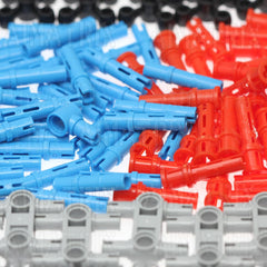 AIMATRIX 899Pcs Technic pins and cross shafts for secure connections.