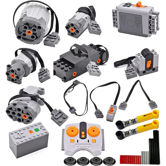 AIMATRIX IR remote control and receiver for wireless operation of model builds.
