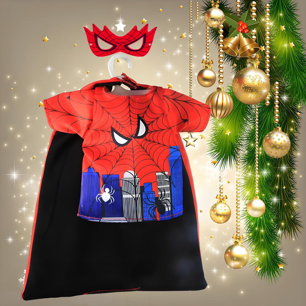 AimatRun elf doll T-shirt with spider emblem sparks imagination