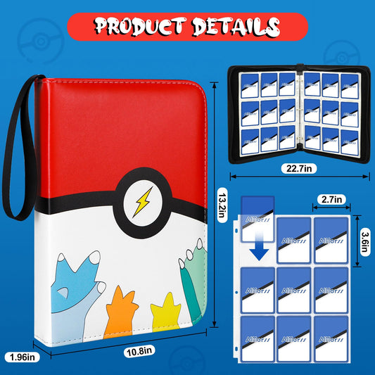 AIMerss 50 removable sleeves keeping cards protected and portable.