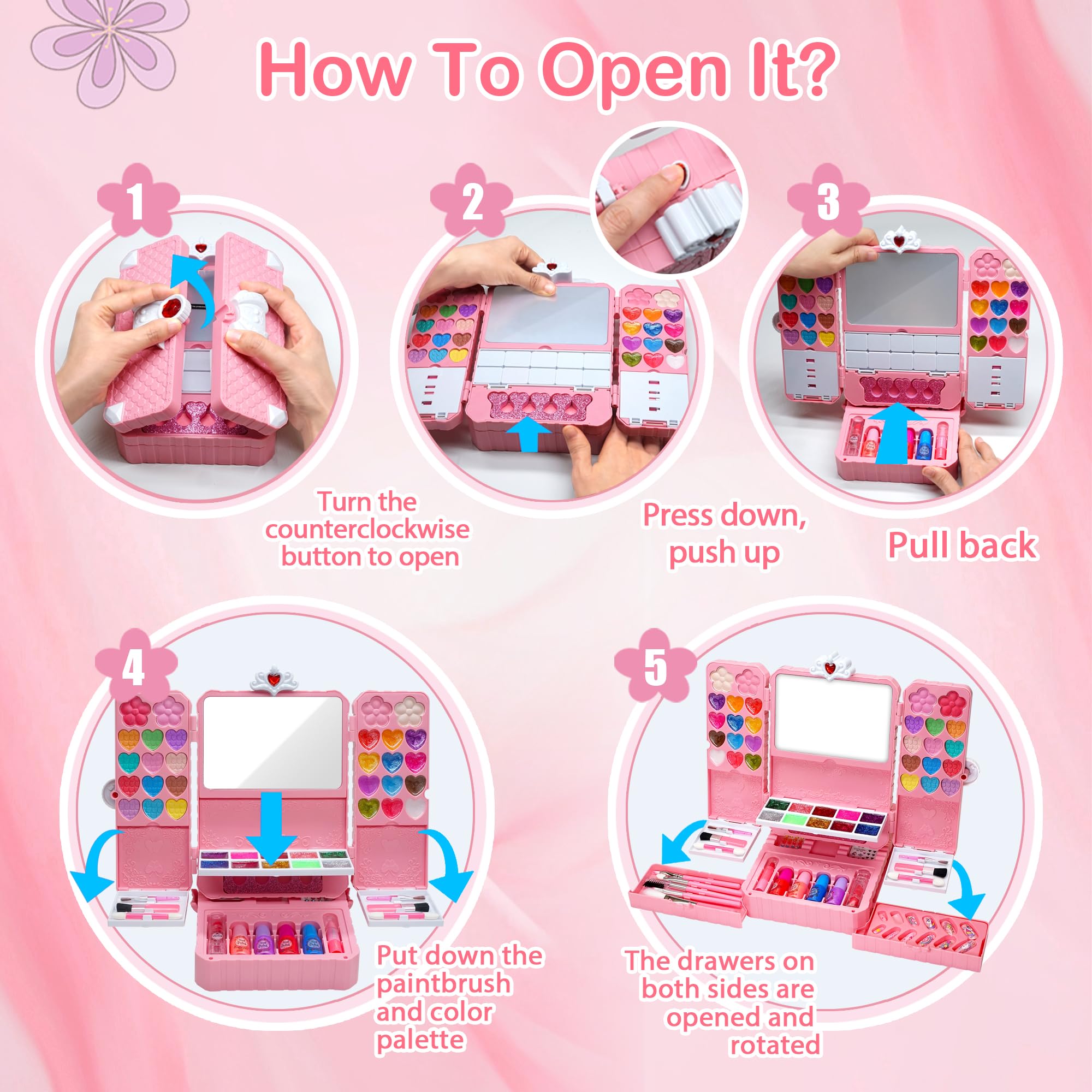 Aimidola nail accessories and file for pretend salon fun