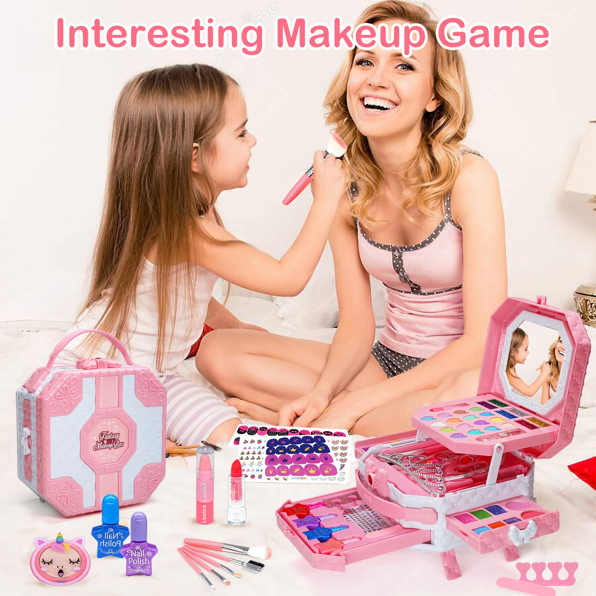 Aimidola non-toxic makeup is washable for quick cleanup after playtime