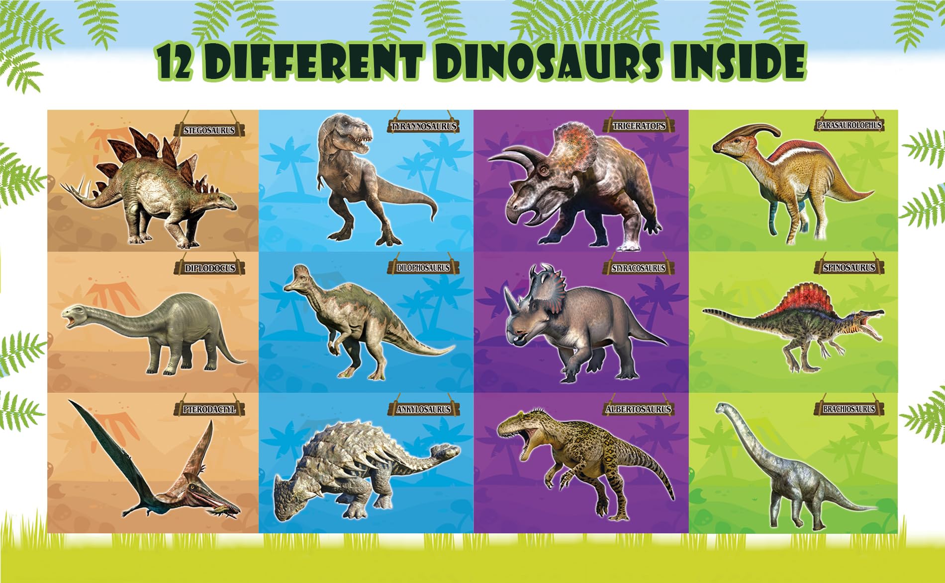 Aimiffy 12 unique dinosaurs spark curiosity and storytelling.
