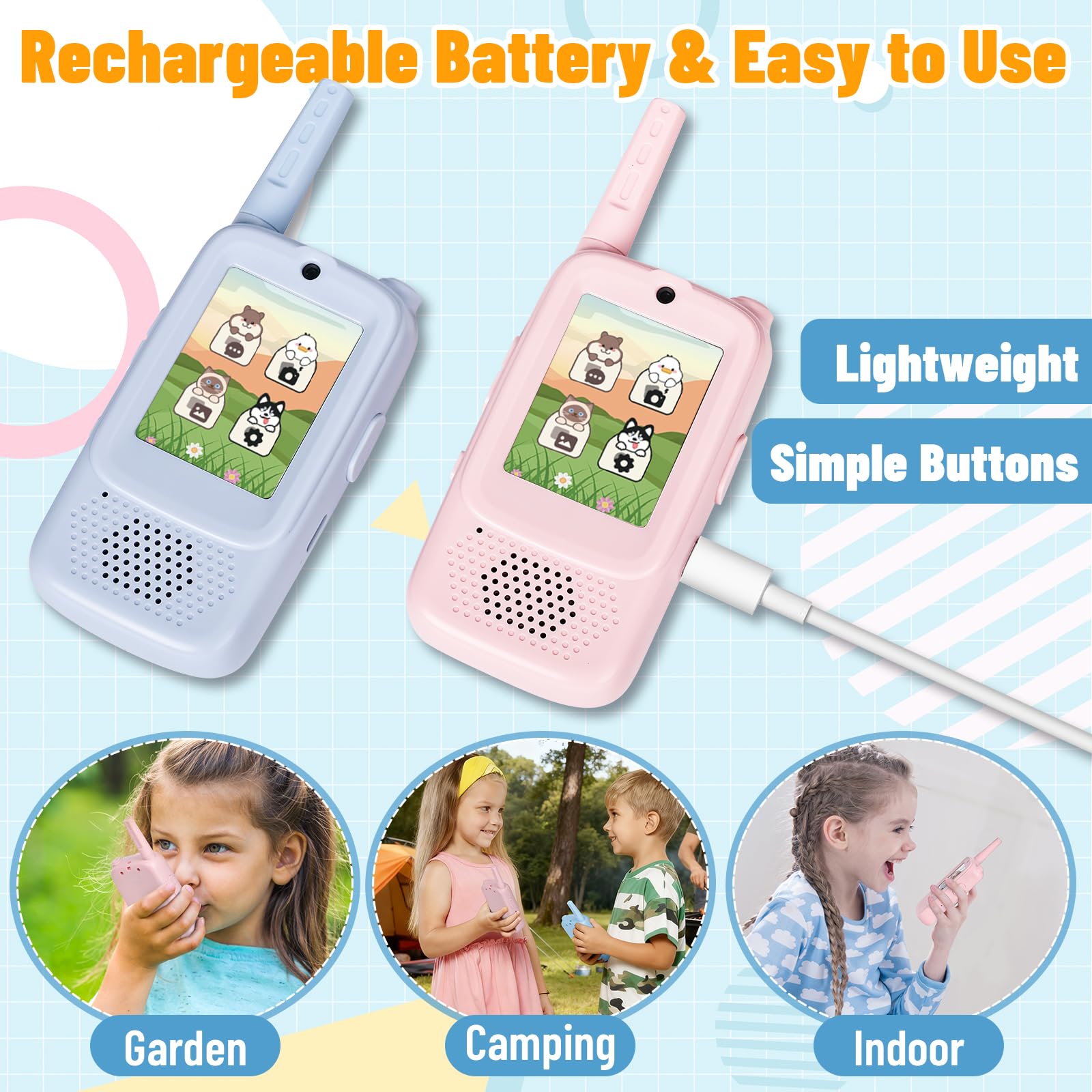 AIMINLRRN device includes rechargeable battery and USB-C charging for convenient reuse.