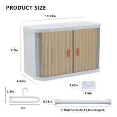aimpiwt foldable doll wardrobe stackable base supports growing collection