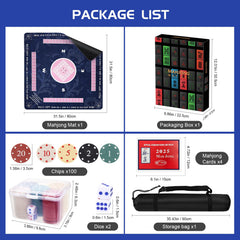 AIMUCT Mahjong Mat supports multi-game use for mahjong, poker, and more.