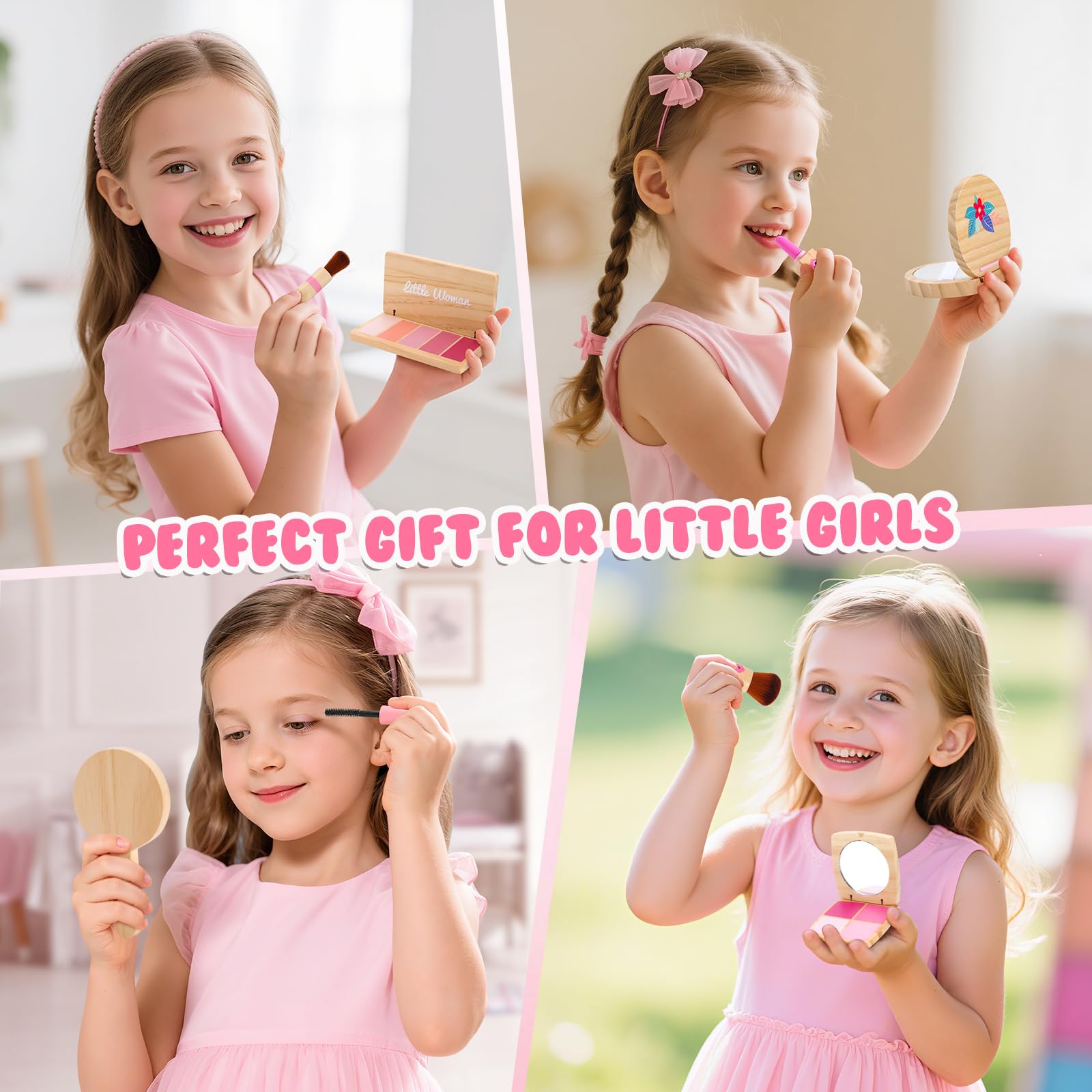 AINIOKA wooden nail polish bottle for fashion role-play