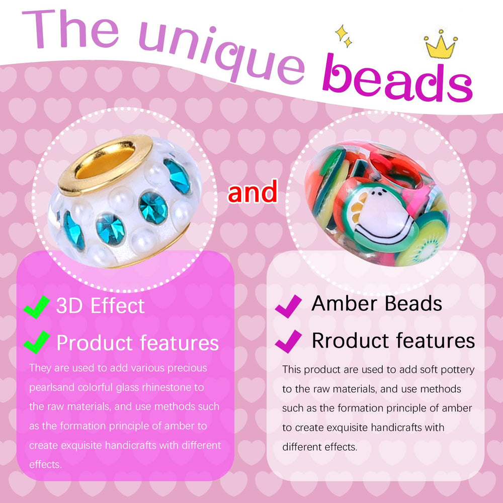 AIPRIDY multicolor beads in European style support colorful bracelet designs.