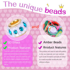 AIPRIDY multicolor beads in European style support colorful bracelet designs.