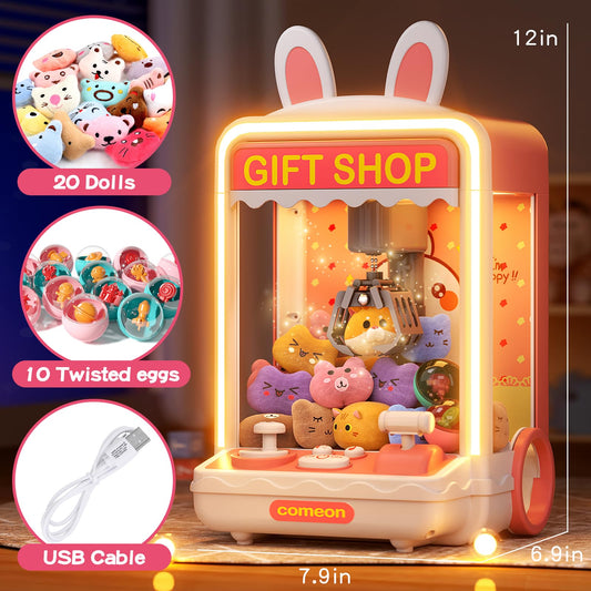 AIQI mini vending machine toy dispenser encourages fine motor play and practice