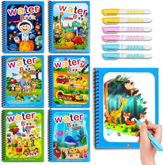 Air Blow water coloring book dinosaur for mess-free toddler play and exploration