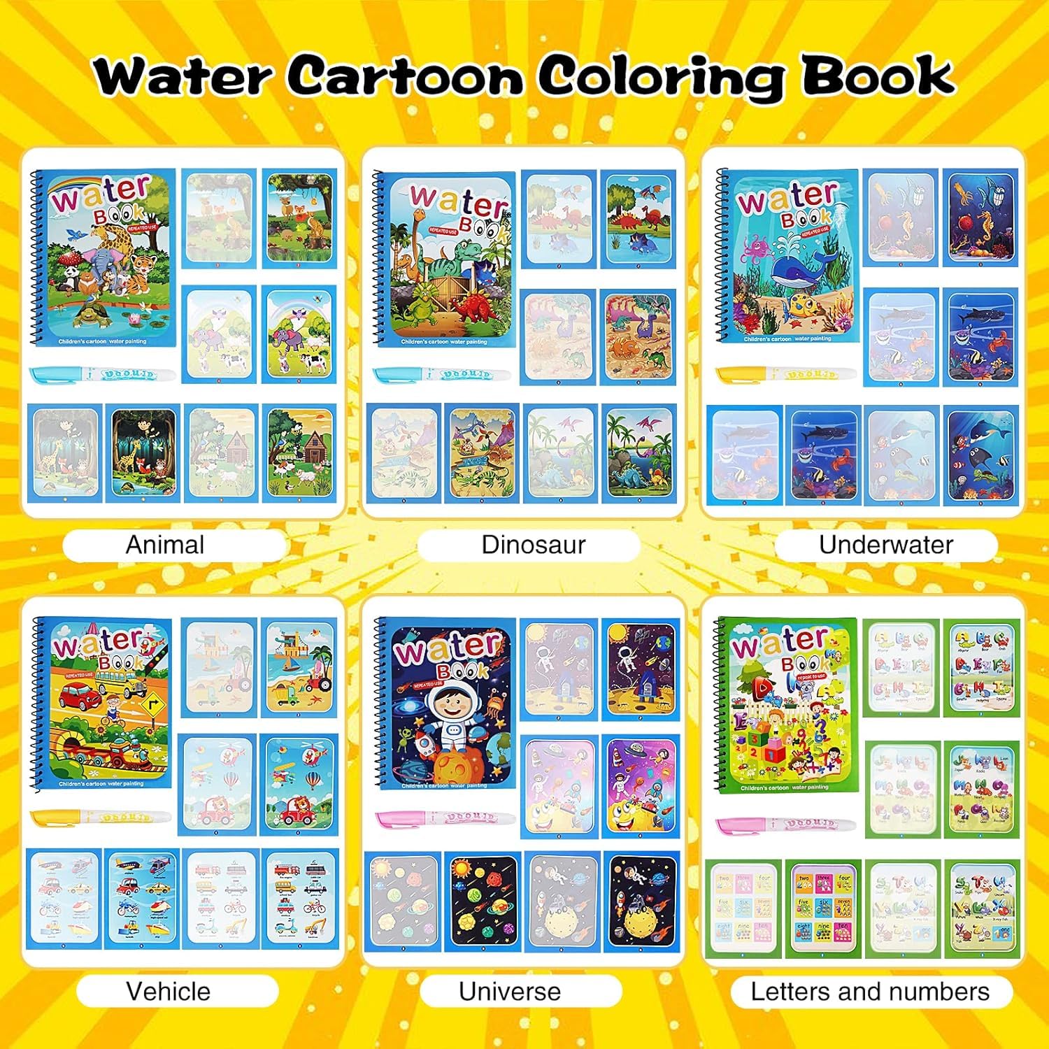 Air Blow letters and numbers pages help pre-writing skills in a playful way