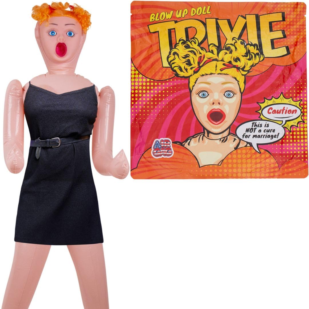 AIR GAG inflatable display figure 59-inch acts as a bold party centerpiece and conversation starter