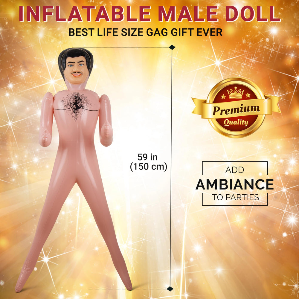 AIR GAG inflatable mannequin makes a memorable gag gift for celebrations