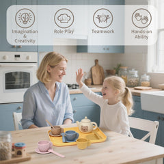 Air2yun silicone cups for lightweight pretend tea party