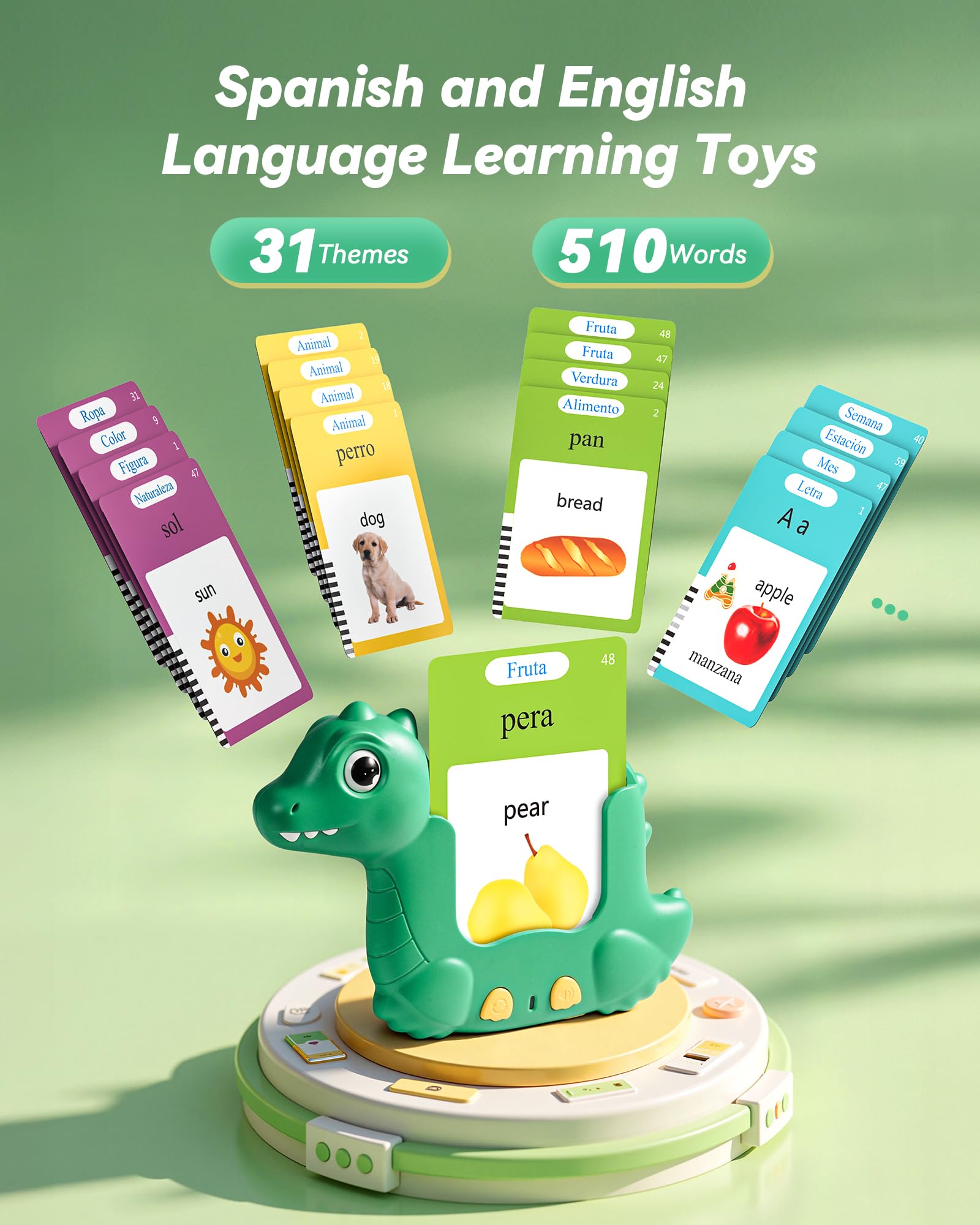 Airbition bilingual flashcards daily life theme encourage practical language use in real situations