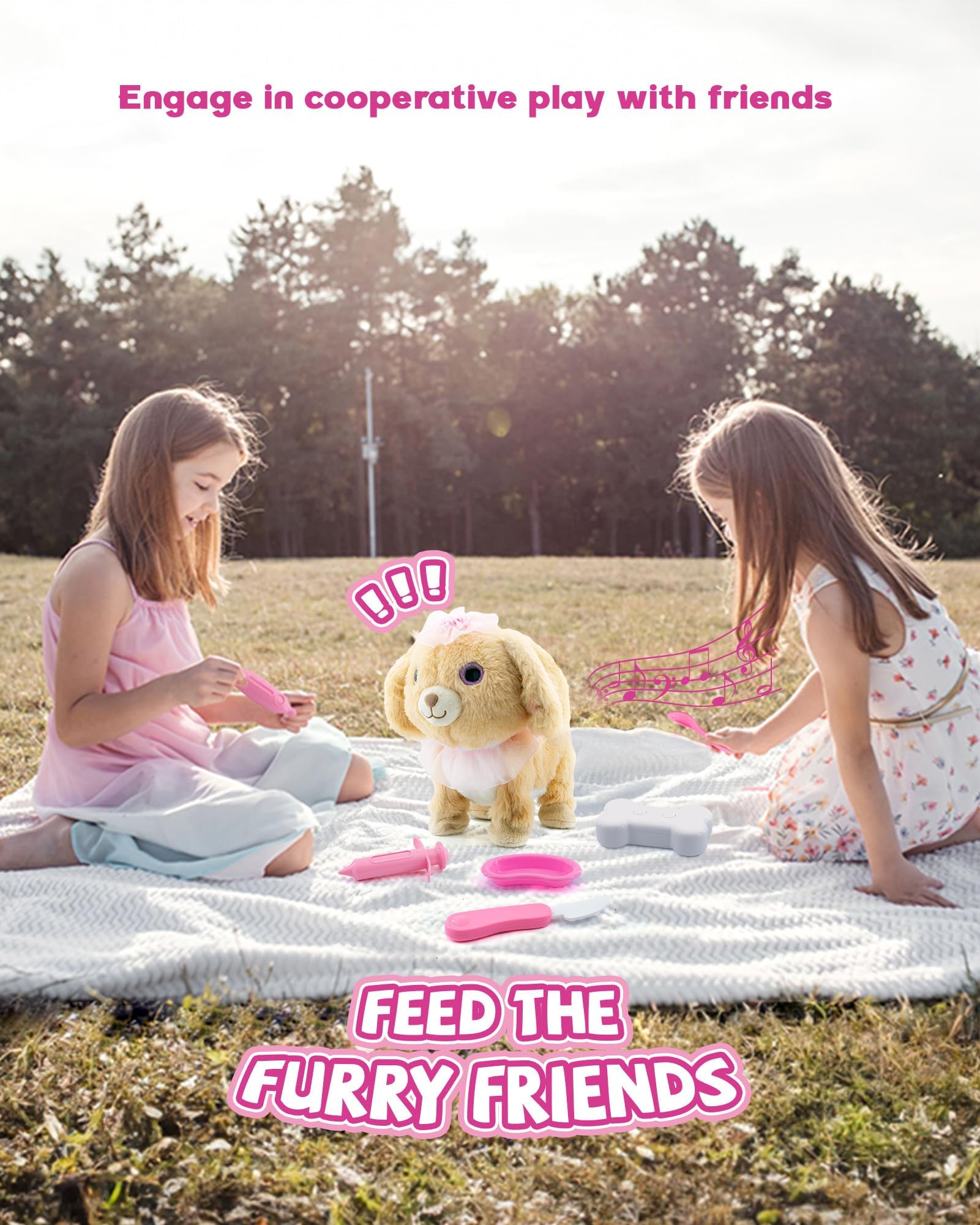 Airbition plush dog wearing doctor costume boosts imaginative medical role-play