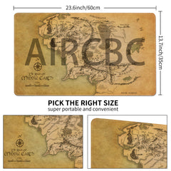 AIRCBC MTG playmat with high-detail printing for vibrant battlefield visuals