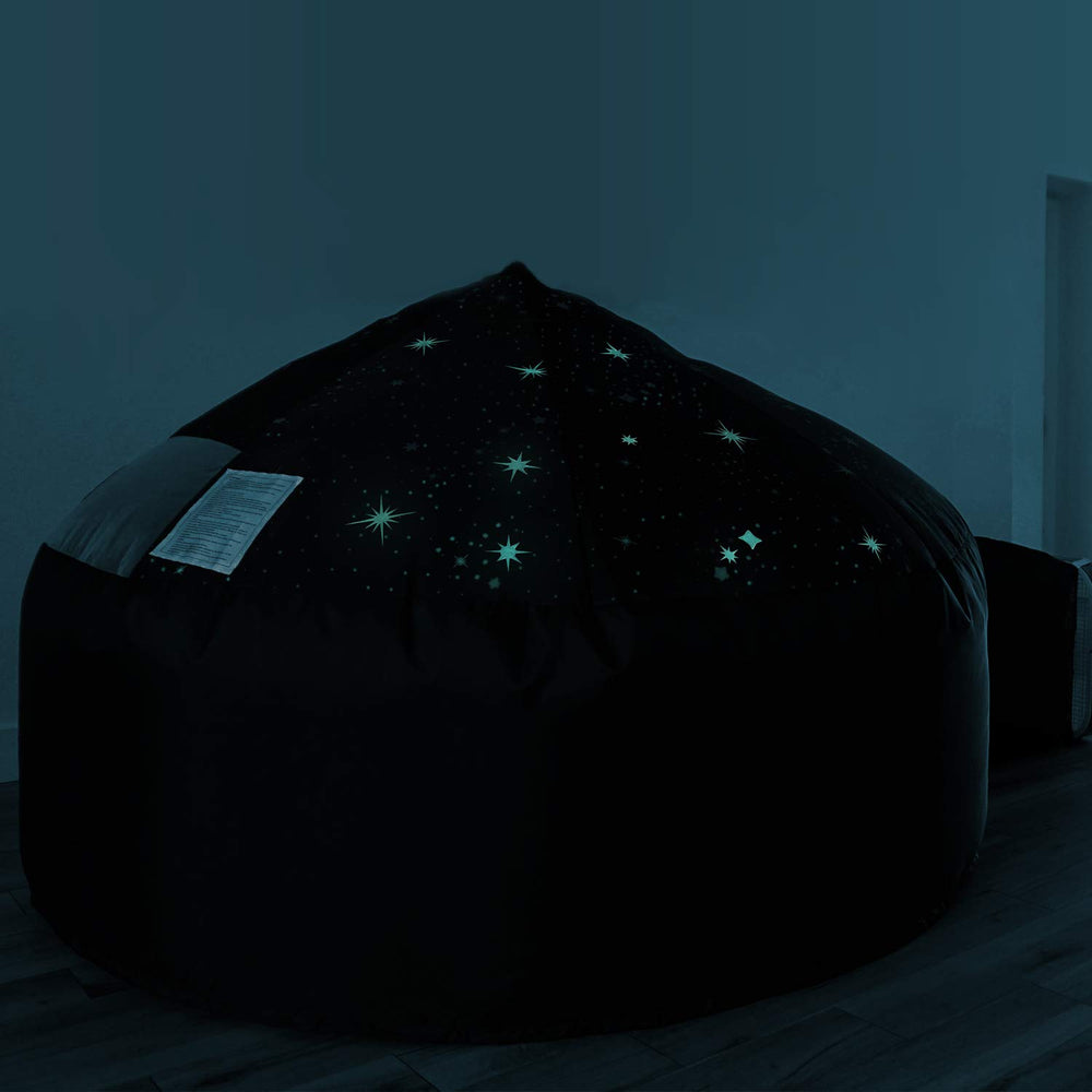 Air Fort breathable, durable construction supports active indoor adventures