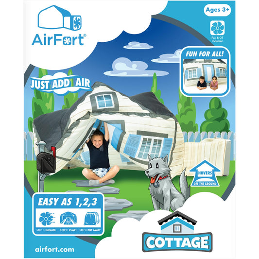 AirFort interior space offers a roomy area for imaginative play.