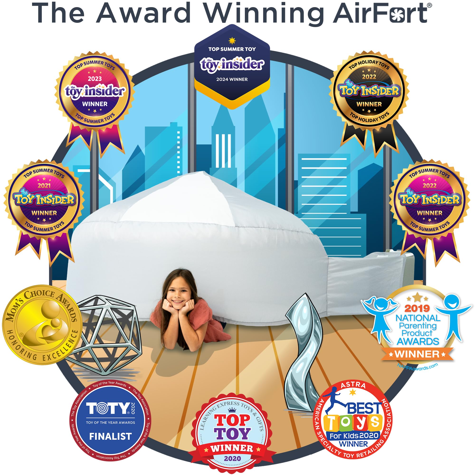 Air Fort hosts kids inside to spark imaginative, screen-free play.