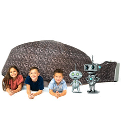 AirFort mesh divider supports airflow while keeping play area organized.