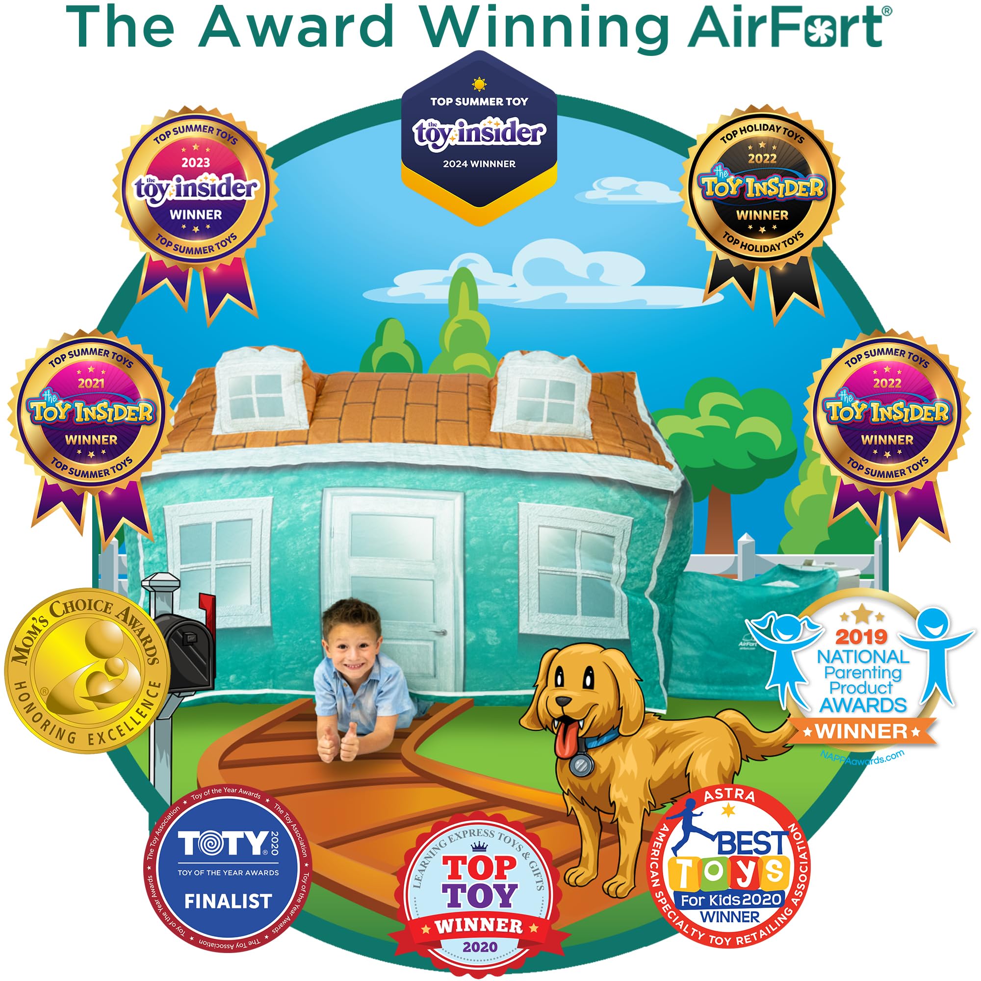 Air Fort Original spacious layout ideal for parties and playdates.