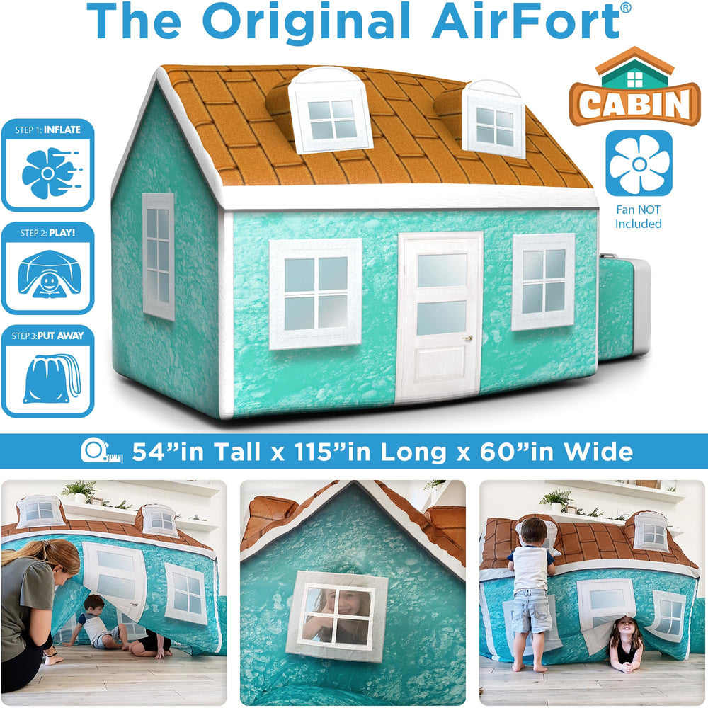 Air Fort Original safety features provide worry-free indoor forts.