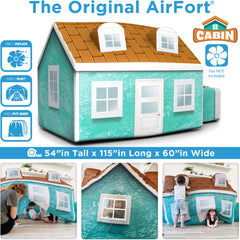 Air Fort Original safety features provide worry-free indoor forts.